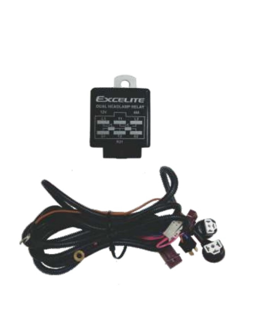 EXCELITE H1/H7 WIRING HARNESS & RELAY